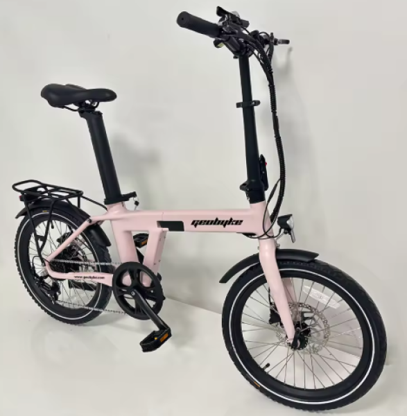 Elektro Faltrad Magi-Lite 7 Gang Kettenschaltung, hell-rosa